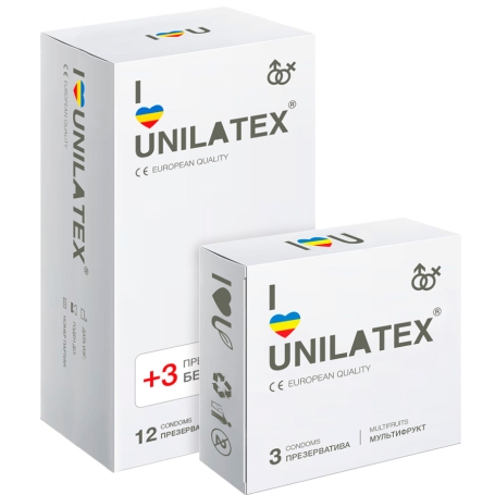 Презервативы ароматизированные Unilatex Multifruits