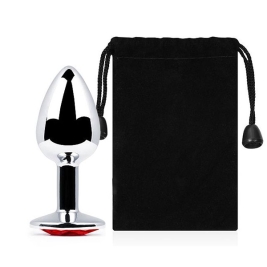 Пробка Jewelry Plug Silver - Red