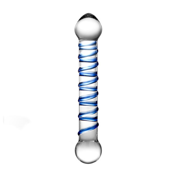 Фаллос из стекла Glas Spiral Dildo