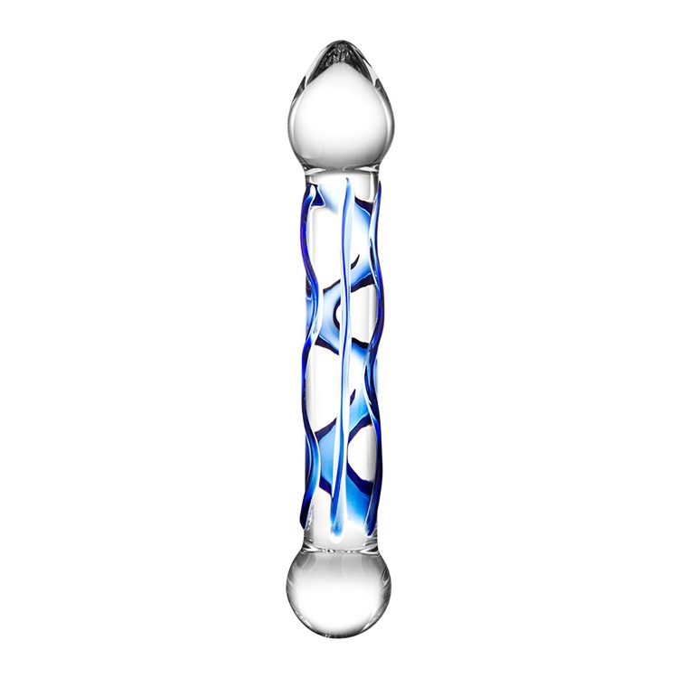 Фаллос из стекла Glas Full Tip Textured