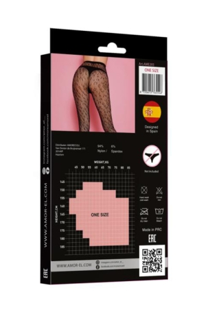 Колготки Amor El AME205 с леопардовым рисунком