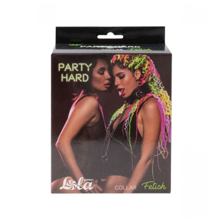 Ошейник с поводком Lola toys Fetish