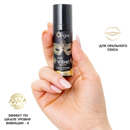 Съедобный гель с вибрацией Orgie DUAL VIBE
